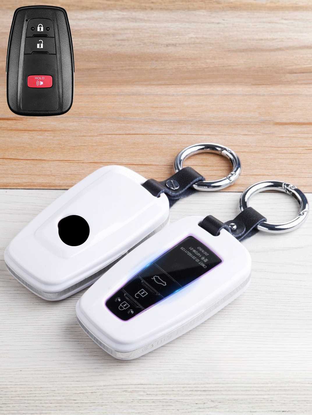 Premium Visible-Button Toyota Key Shell