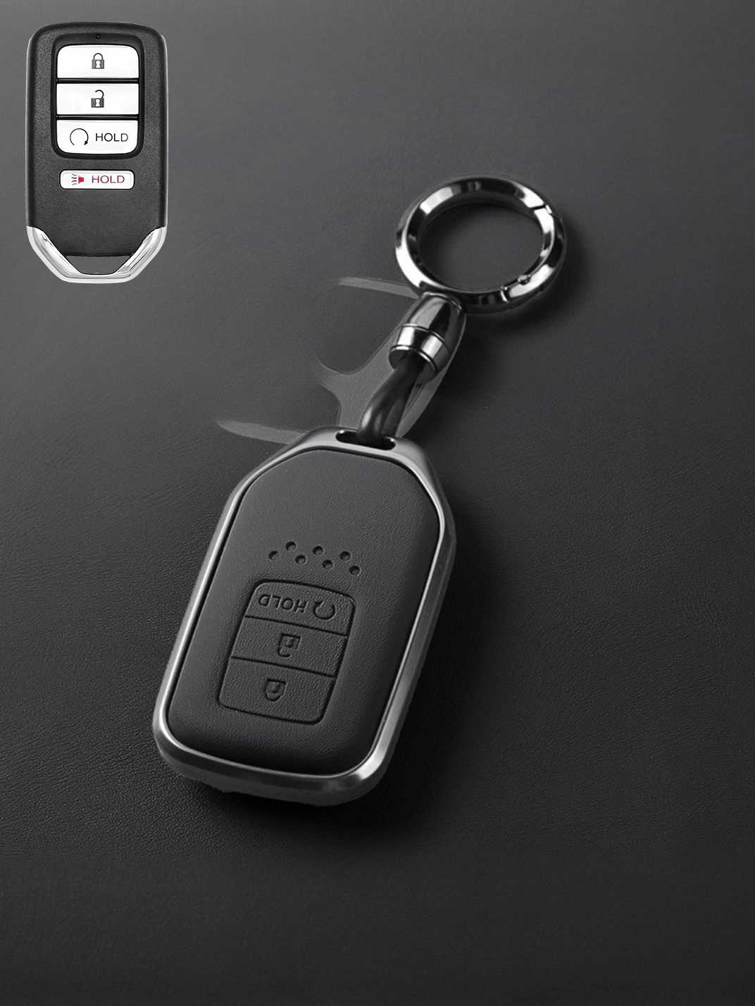 Premium Genuine Leather Honda Key Cover