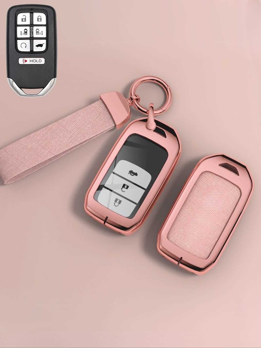 Premium Visible-Button Honda Key Shell