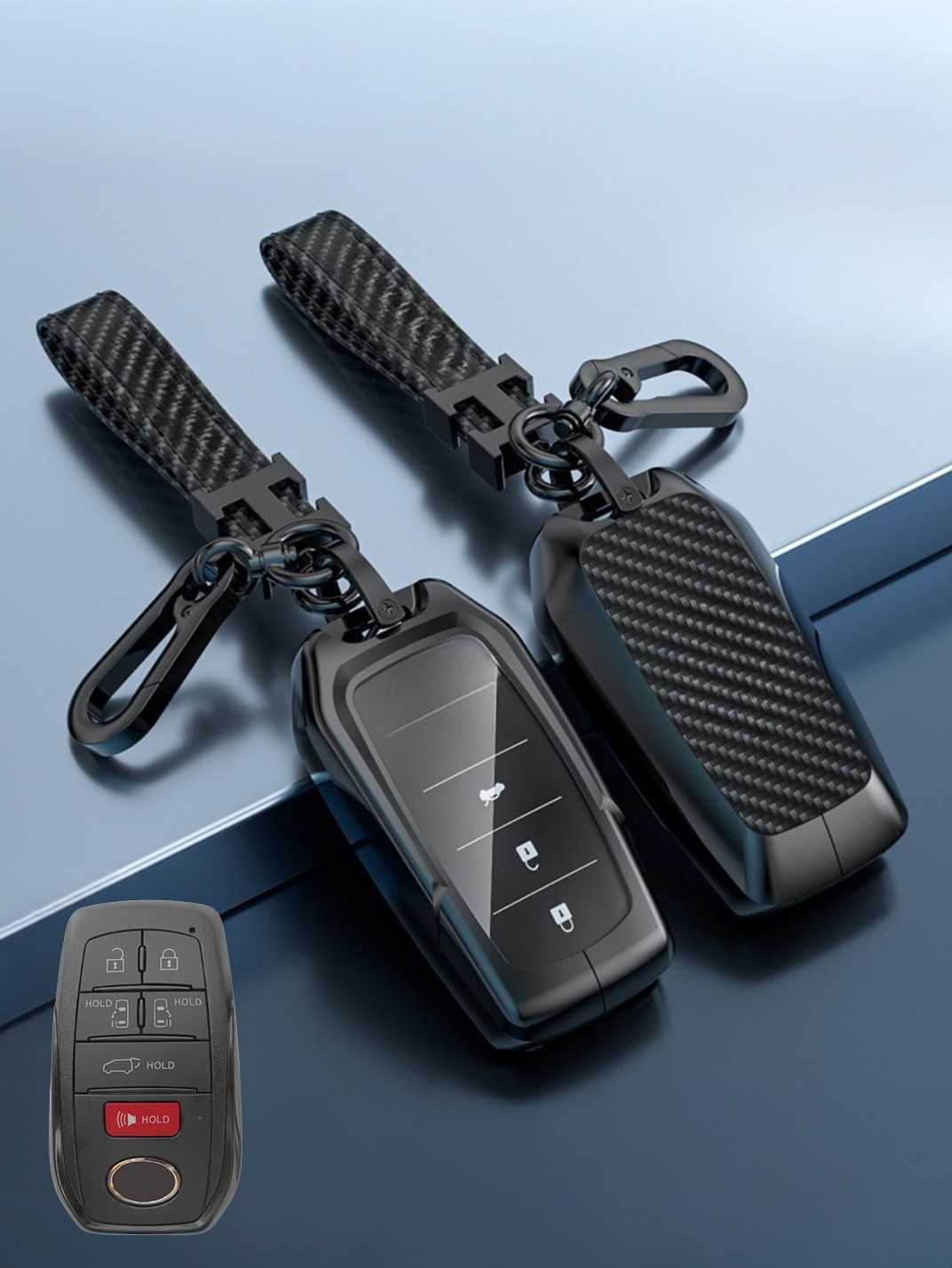 Visible Button Toyota Key Protector Shell