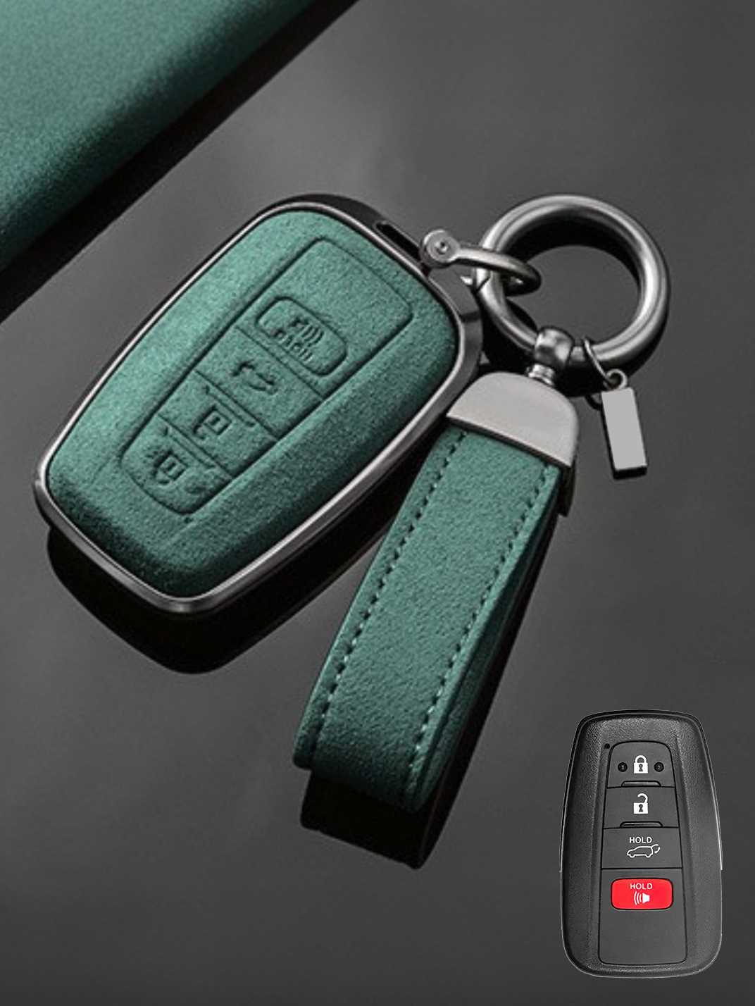 Genuine Alcantara Toyota Key Fob Cover