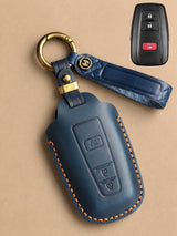 Premium Genuine Leather Toyota Key Cover