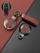 MINI Key Genuine Leather & Metal Frame