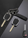 Toyota Key Fob Cover with Leather & Metal Frame