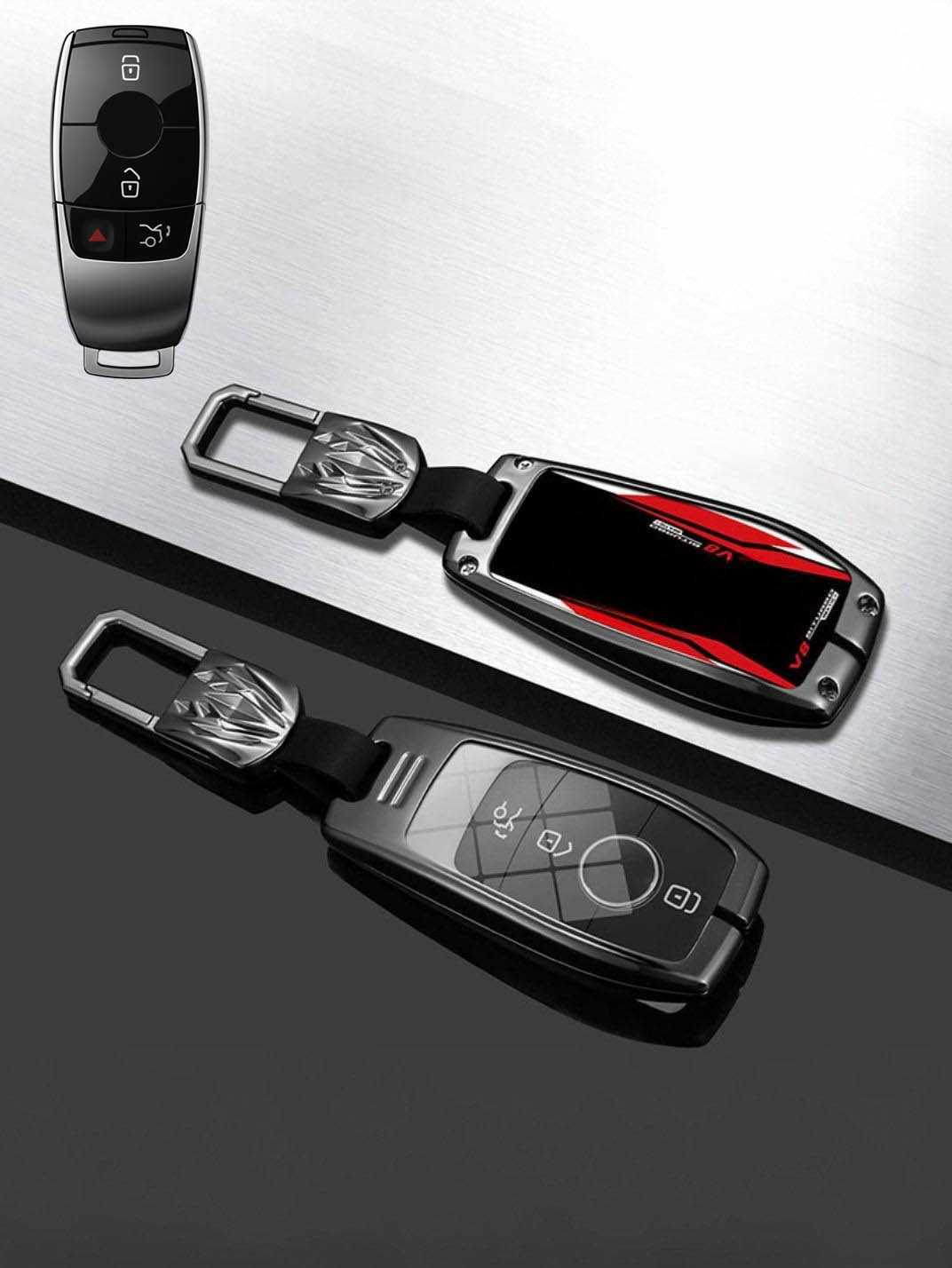 Visible Button Mercedes-Benz Key Protector Shell