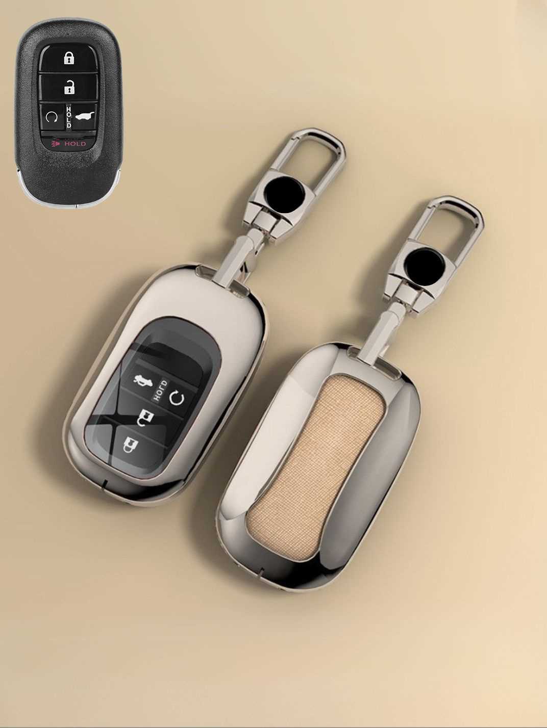 Premium Visible-Button Honda Key Shell