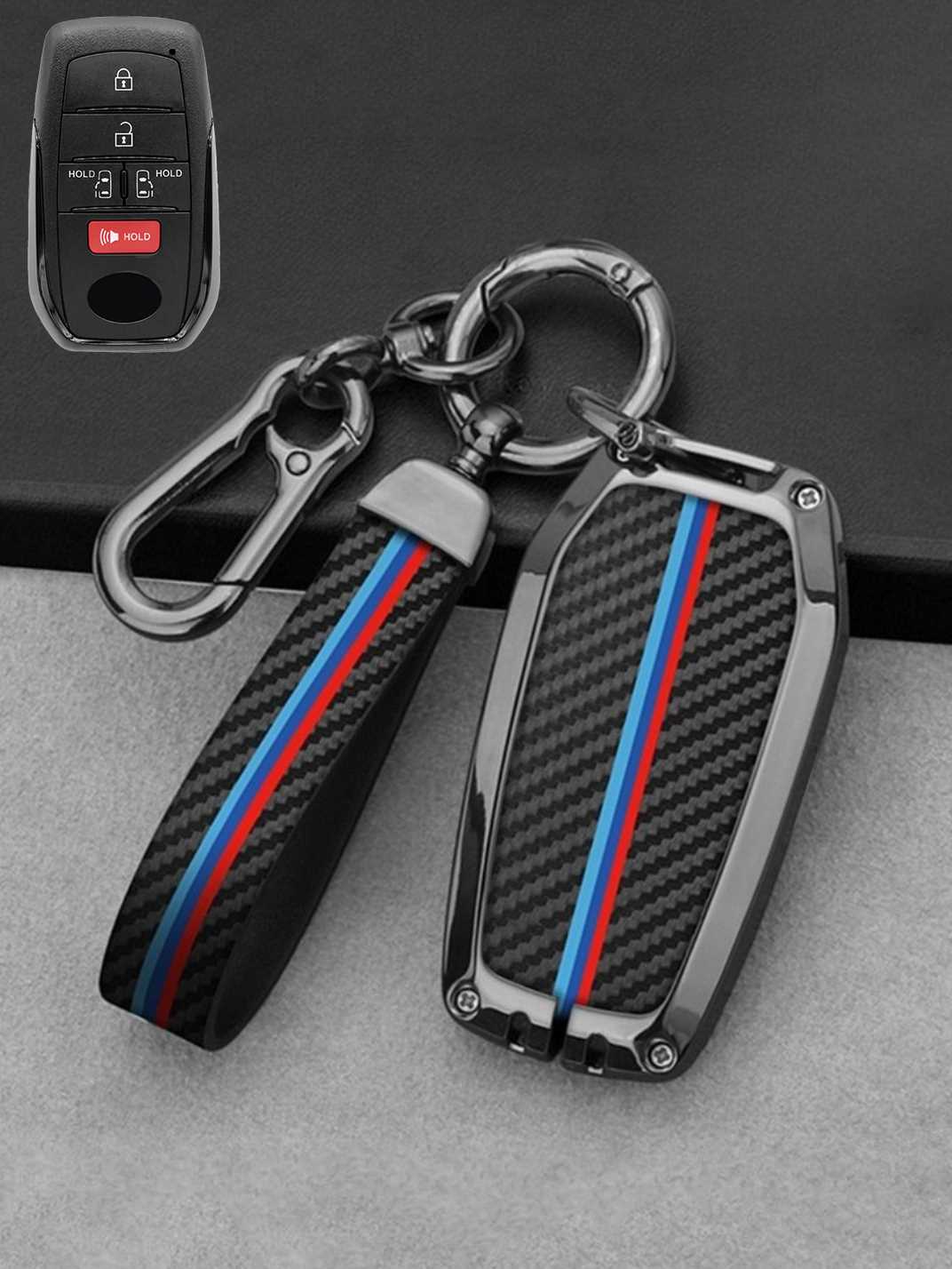 Visible Button Toyota Key Protector Shell