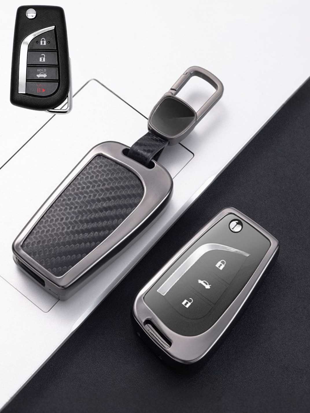 Visible Button Toyota Key Protector Shell