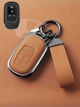 Premium Genuine Leather Honda Key Cover