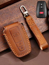 Premium Genuine Leather Toyota Key Cover