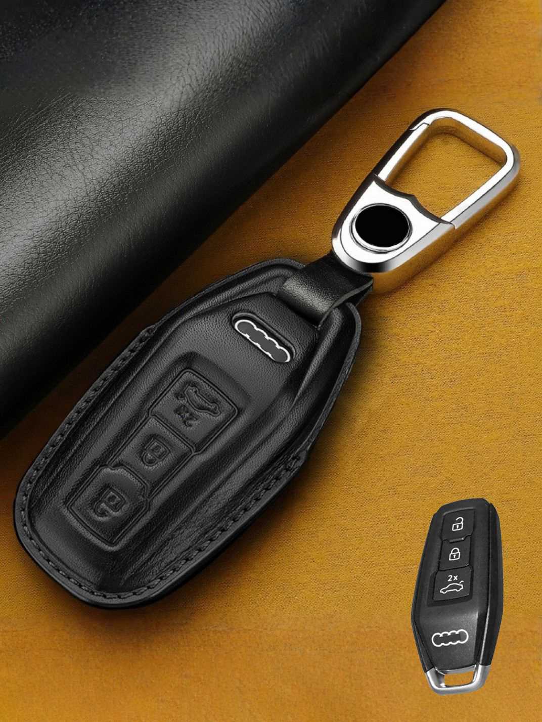 Premium Genuine Leather Audi Key Cover