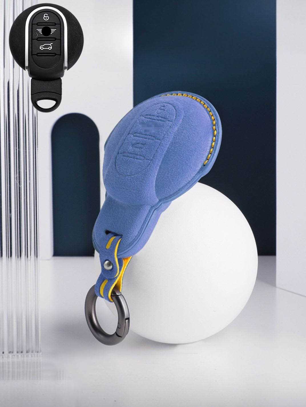 Genuine Alcantara MINI Key Fob Cover