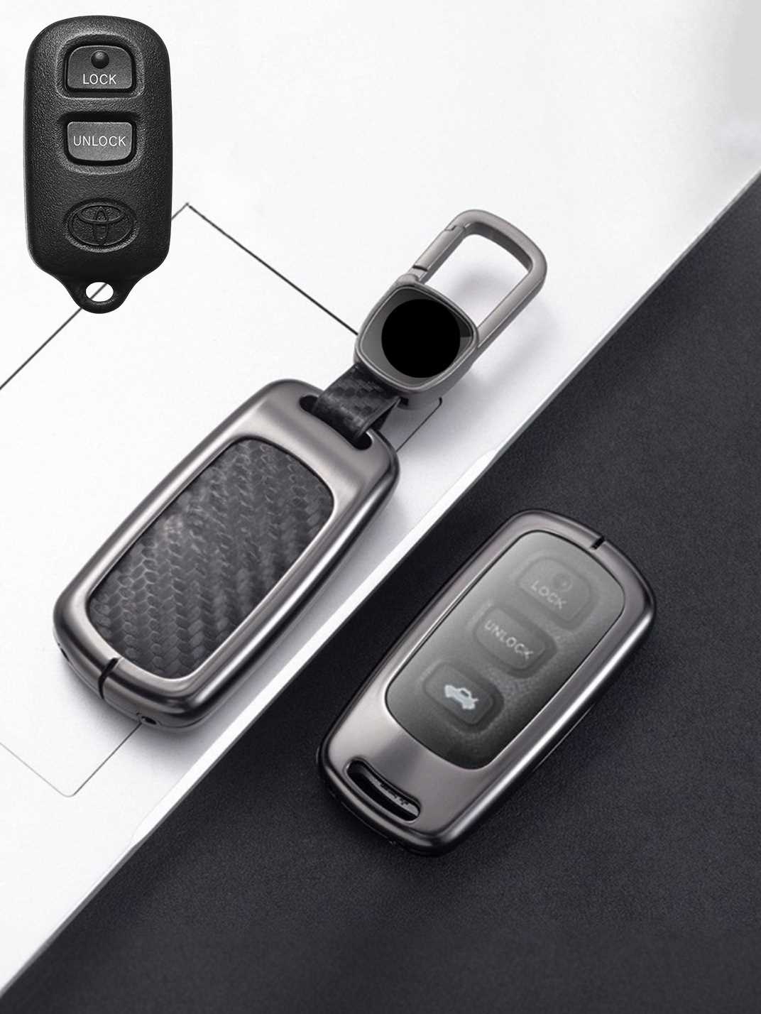 Visible Button Toyota Key Protector Shell