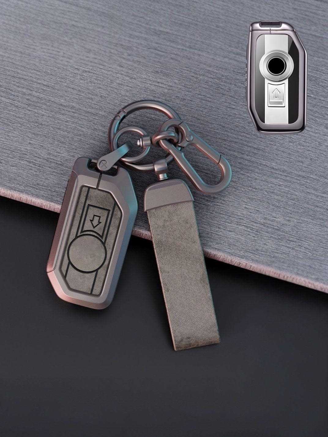 Premium Genuine Leather BMW Motorcycle Key Cover