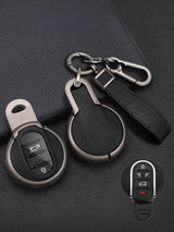 Vintage Leather & Metal Alloy MINI Key Cover