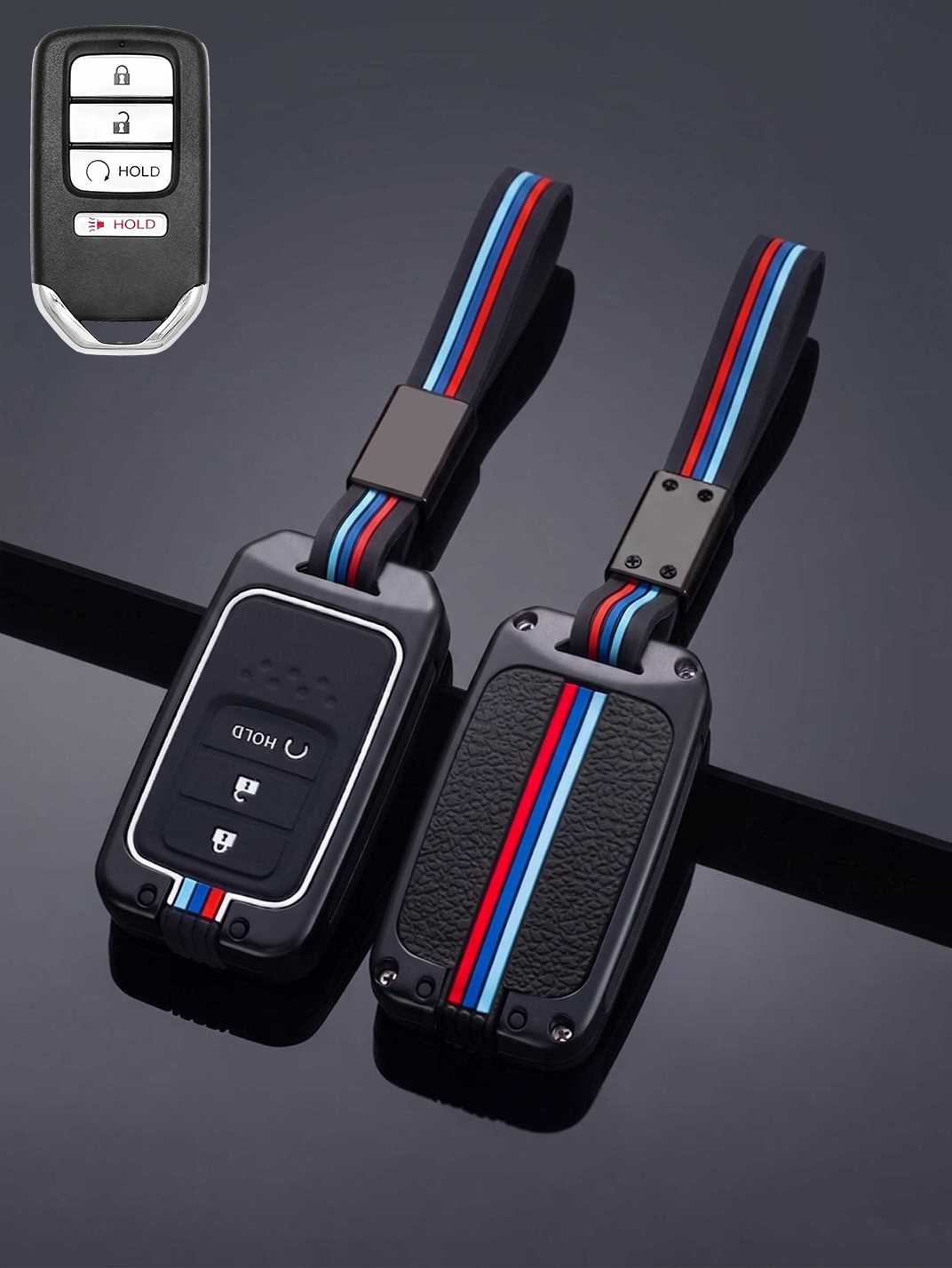 Luxury Colored Alloy Honda Key Fob Case