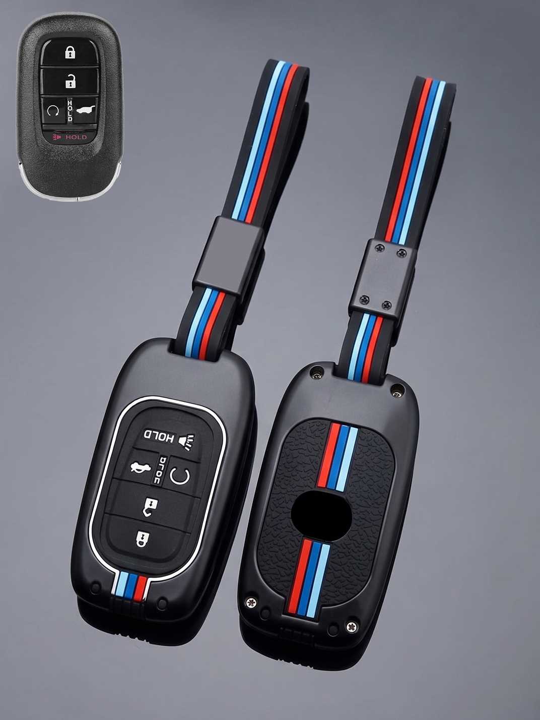 Luxury Colored Alloy Honda Key Fob Case