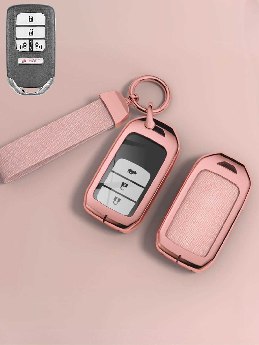 Premium Visible-Button Honda Key Shell