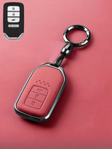 Premium Genuine Leather Honda Key Cover