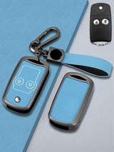 Honda Key Genuine Leather & Metal Frame