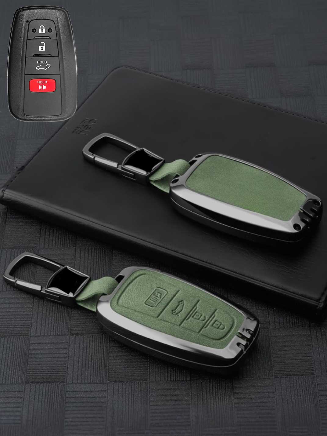 Genuine Alcantara Toyota Key Fob Cover
