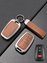 Premium Genuine Leather Toyota Key Cover