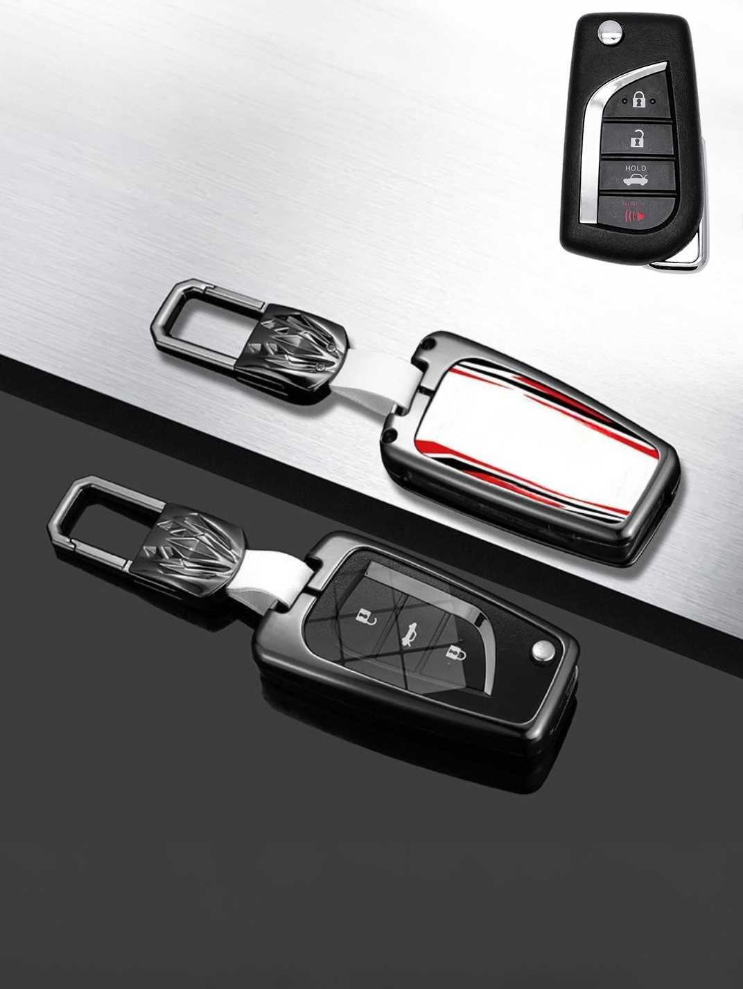Visible Button Toyota Key Protector Shell