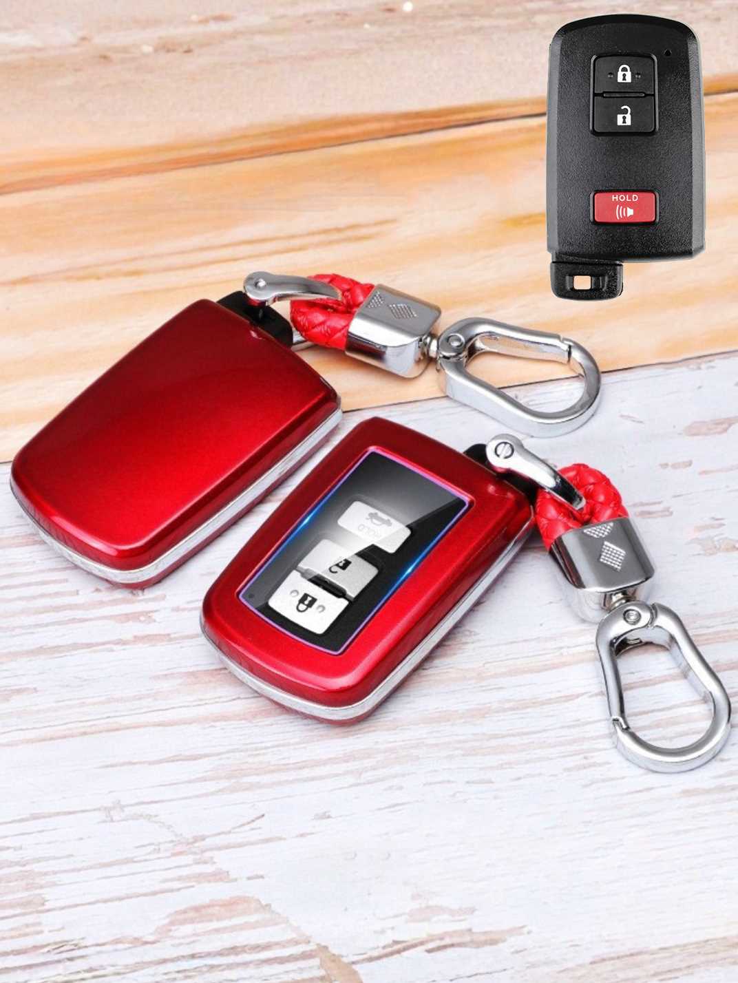 Premium Visible-Button Toyota Key Shell