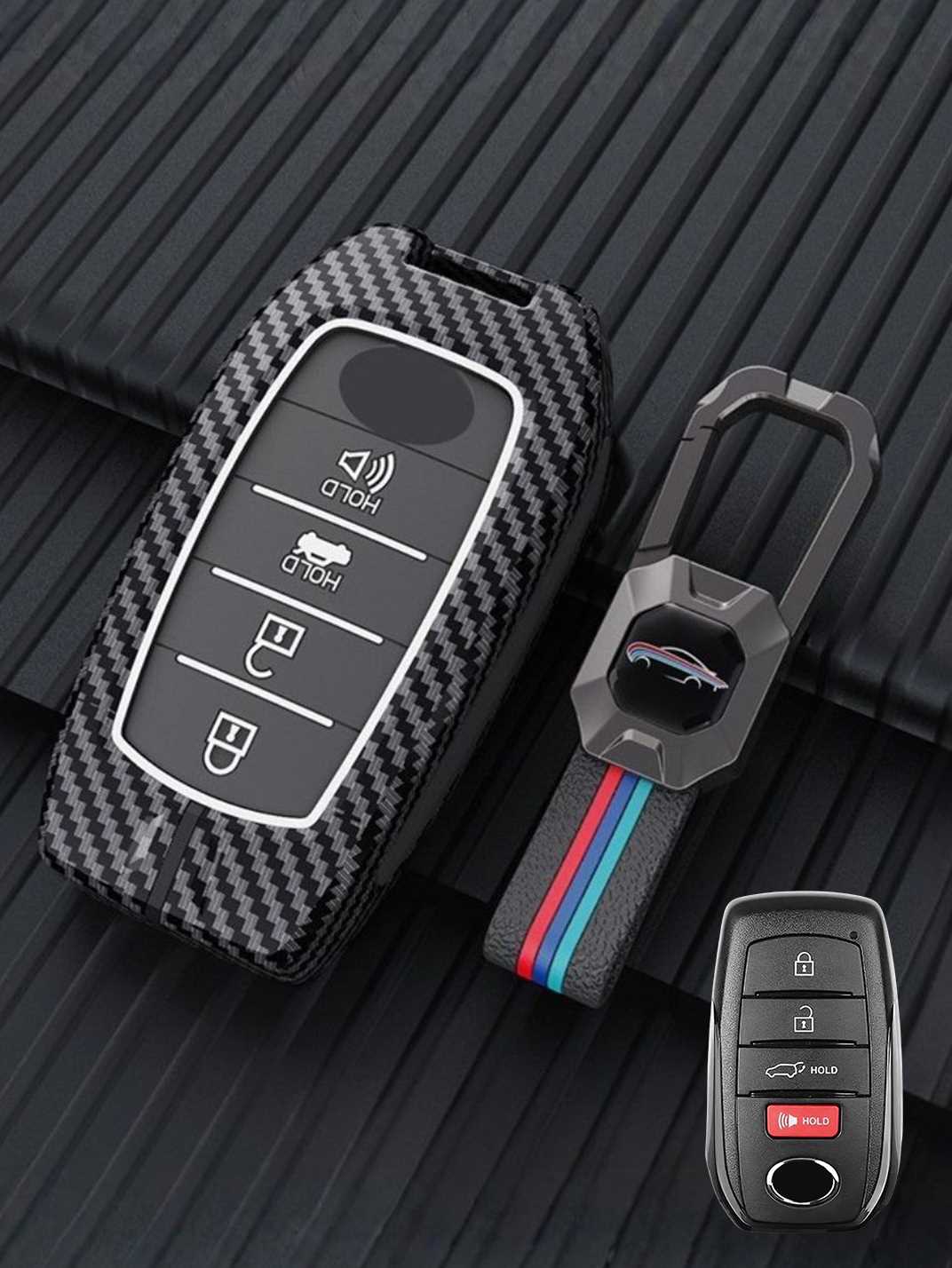 Luxury Colored Alloy Toyota Key Fob Case