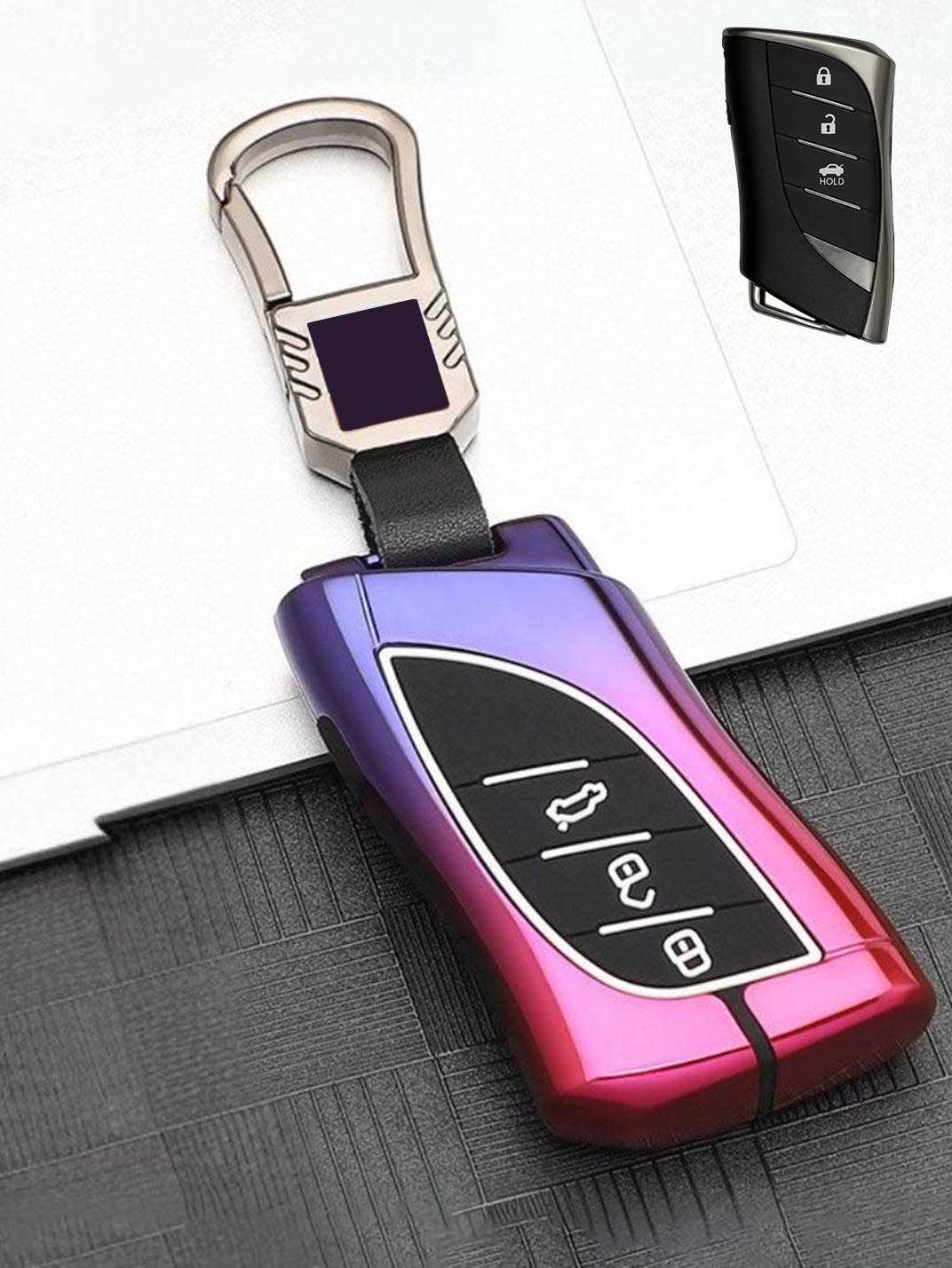 Luxury Colored Alloy Lexus Key Fob Case