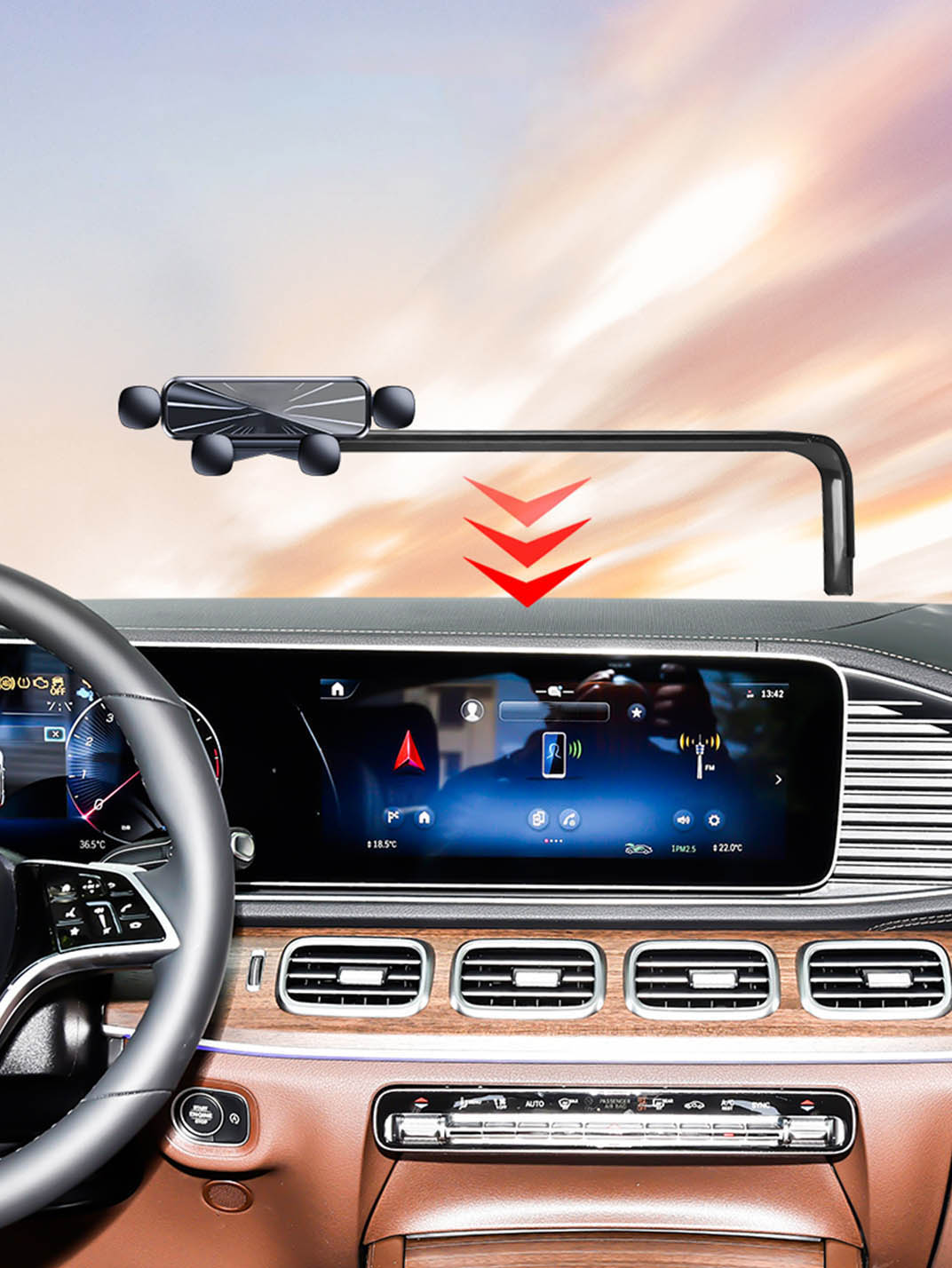 Martoffes™ Mercedes-Benz Phone Holder