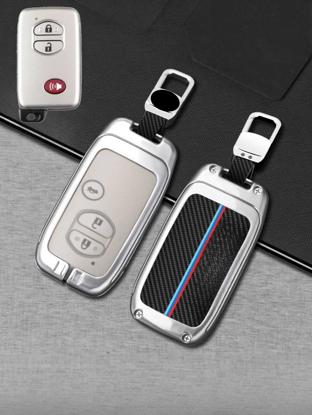 Visible Button Toyota Key Protector Shell
