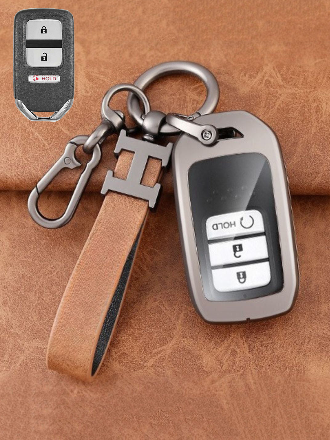 Premium Visible-Button Honda Key Shell