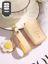 Premium Genuine Leather Honda Key Cover