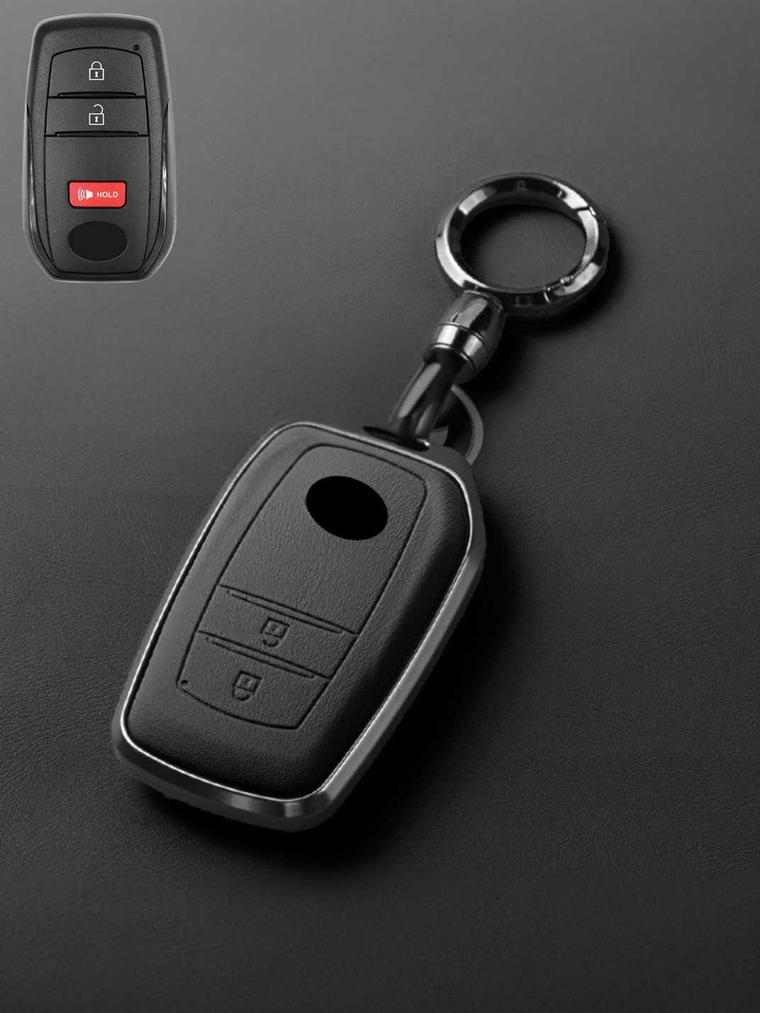 Premium Genuine Leather Toyota Key Cover
