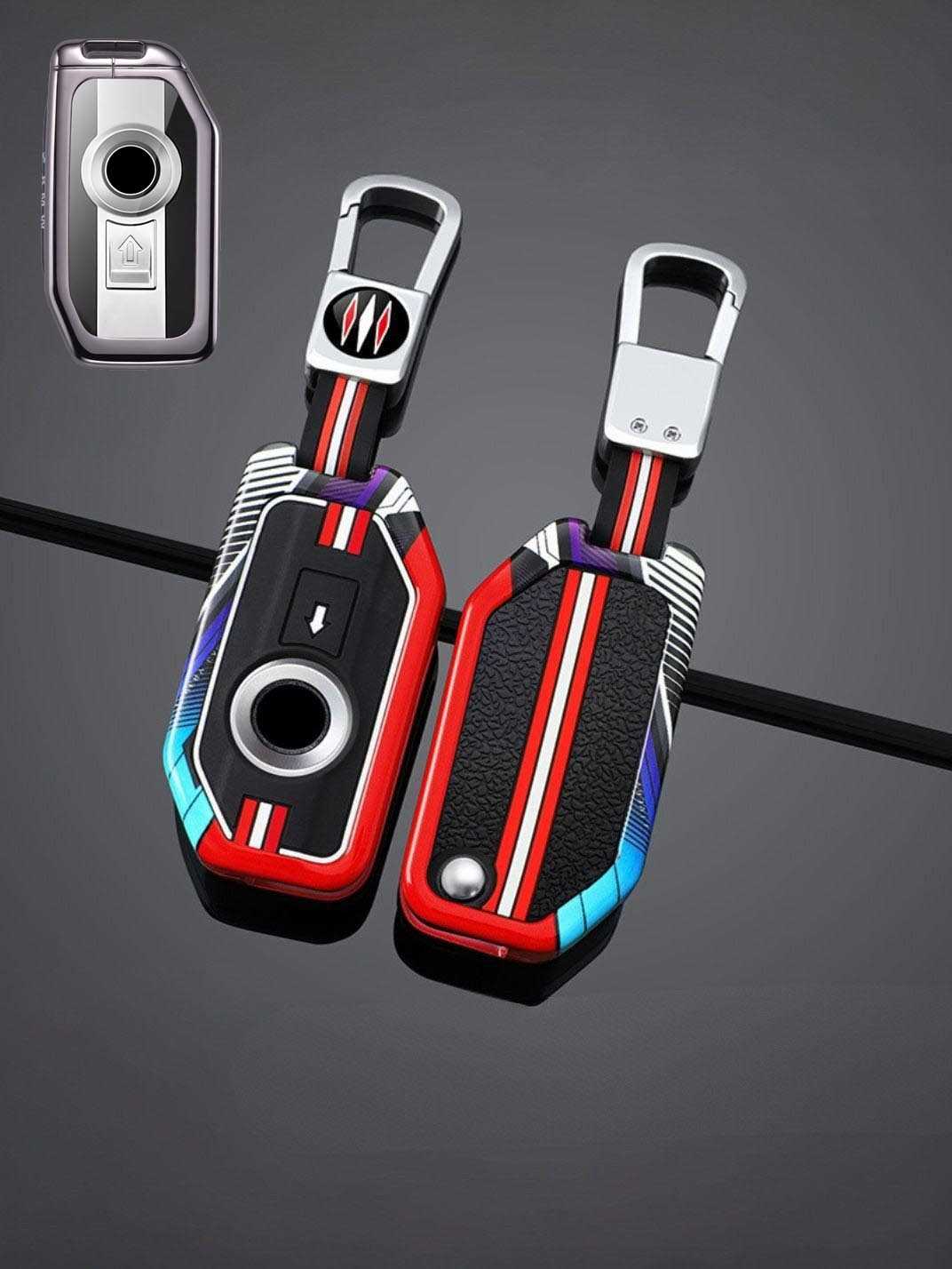 Premium Alloy BMW Motorcycle Key Fob Cover