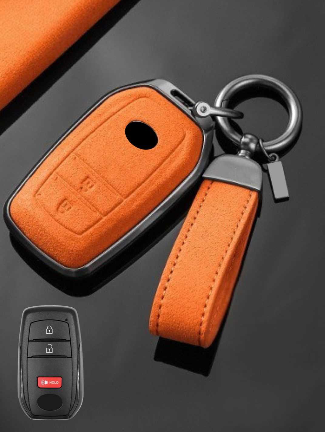 Genuine Alcantara Toyota Key Fob Cover