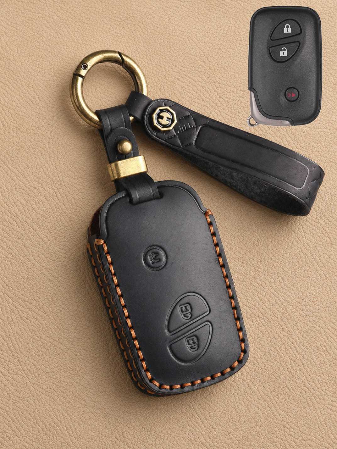 Premium Genuine Leather Lexus Key Cover