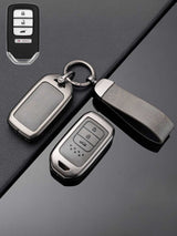Honda Key Genuine Leather & Metal Frame