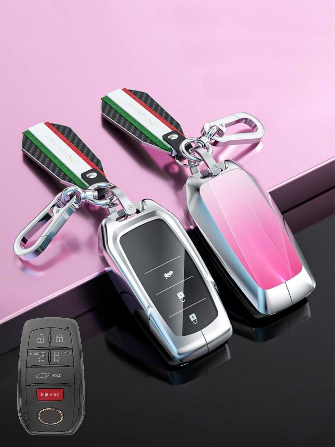 Visible Button Toyota Key Protector Shell