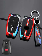 Luxury Colored Alloy Toyota Key Fob Case