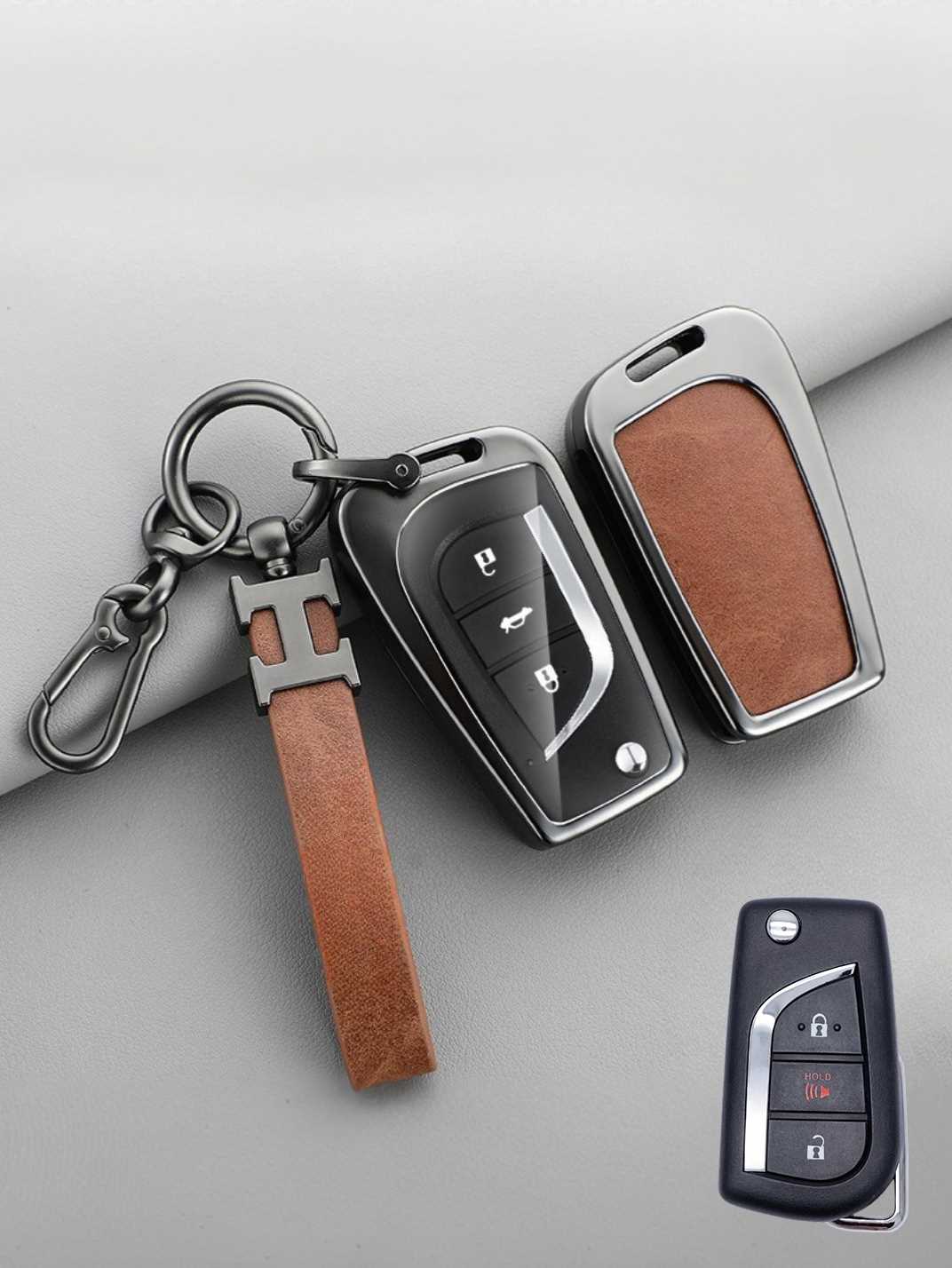 Premium Visible-Button Toyota Key Shell