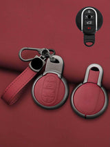 Vintage Leather & Metal Alloy MINI Key Cover