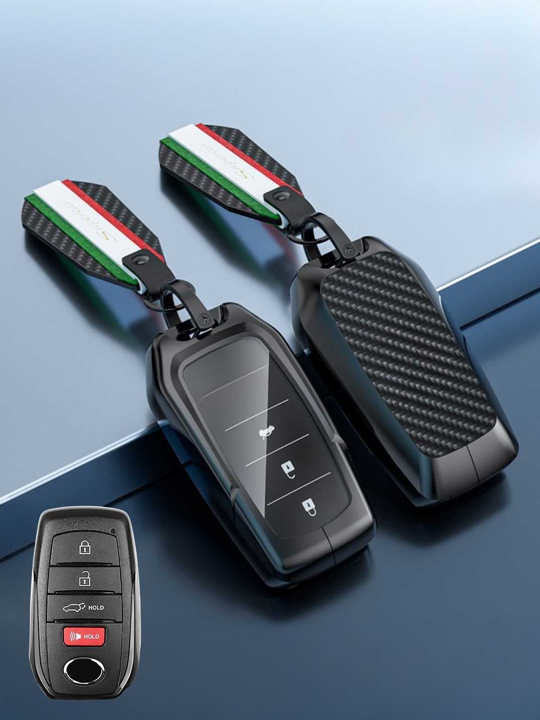 Visible Button Toyota Key Protector Shell