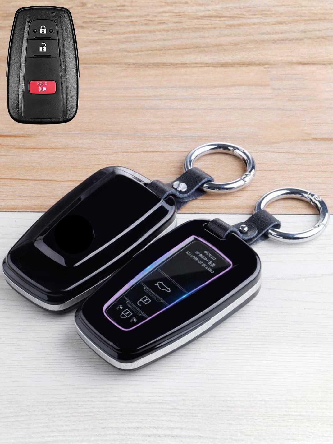 Premium Visible-Button Toyota Key Shell