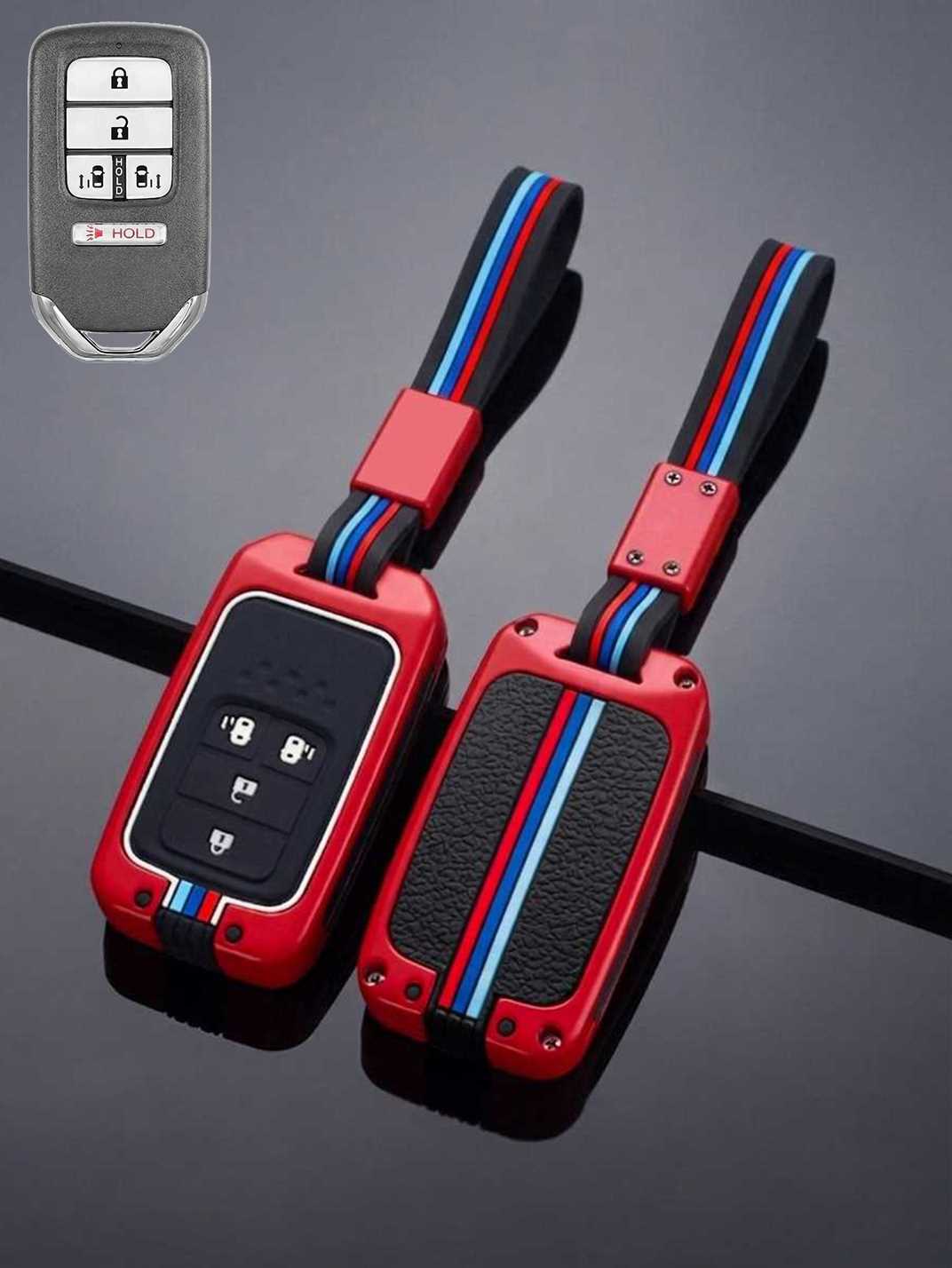 Luxury Colored Alloy Honda Key Fob Case