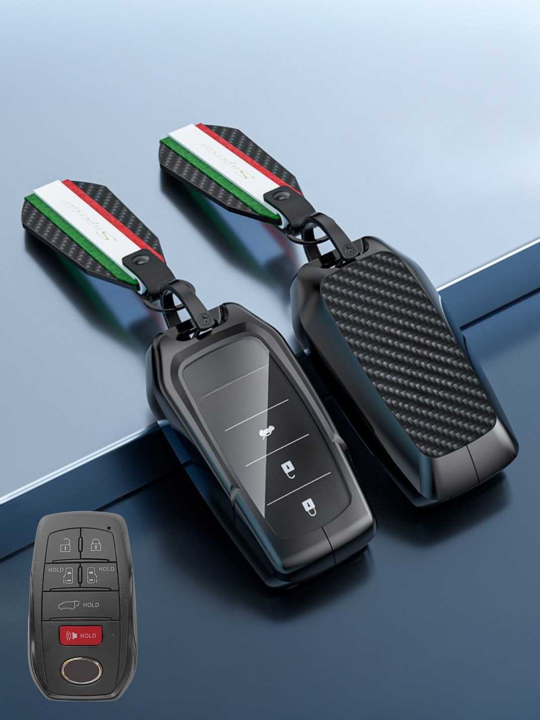 Visible Button Toyota Key Protector Shell