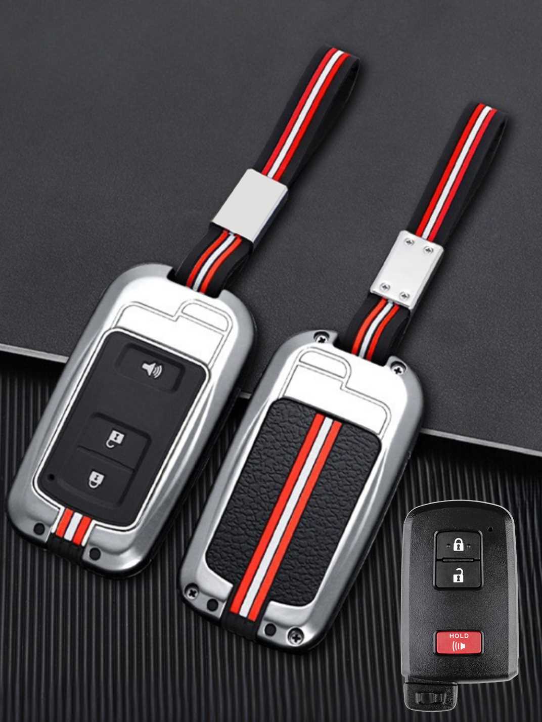 Premium Alloy Toyota Key Fob Cover