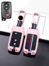 Luxury Colored Alloy Toyota Key Fob Case