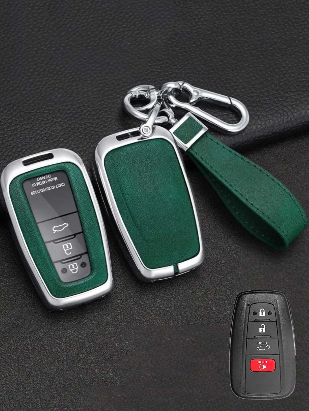 Premium Visible-Button Toyota Key Shell